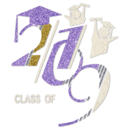 Cheer For Graduating From Class For 2019 Glitter Transfer